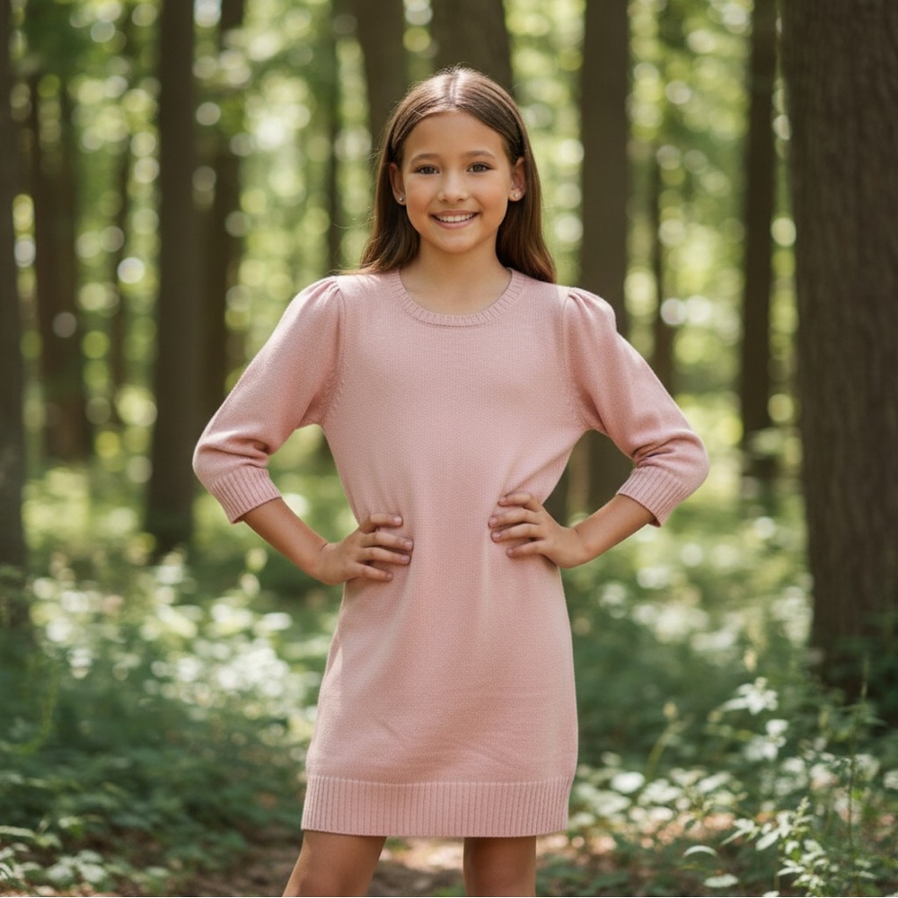 BCX Girls  Glitter Sweater Dress NWT